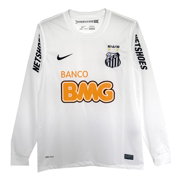 Santos FC Home Long Sleeve Retro Jersey 11-12