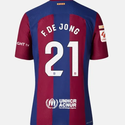 Barcelona F. DE JONG 21 Home Jersey 23-24