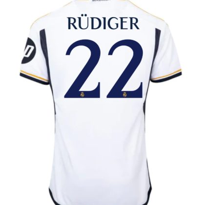 Real Madrid Rüdiger 22 Home Jersey 23-24