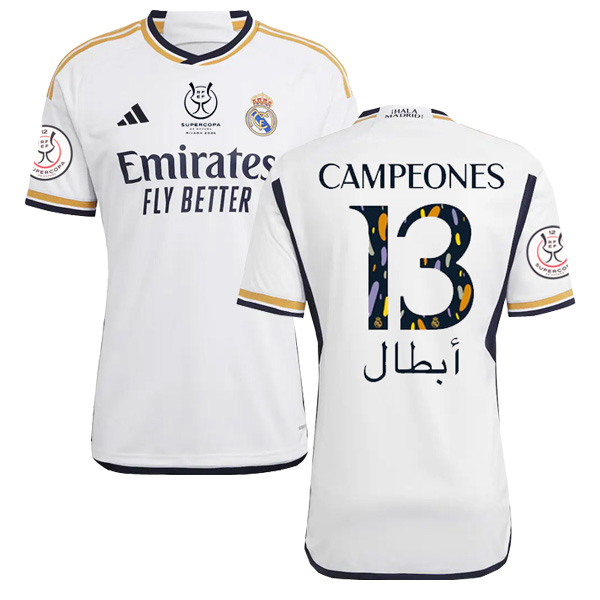 Real Madrid Supercopa Champion 13 Jersey 23-24