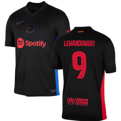 24-25 Barcelona Away LEWANDOWSKI 9 Champions League Jersey