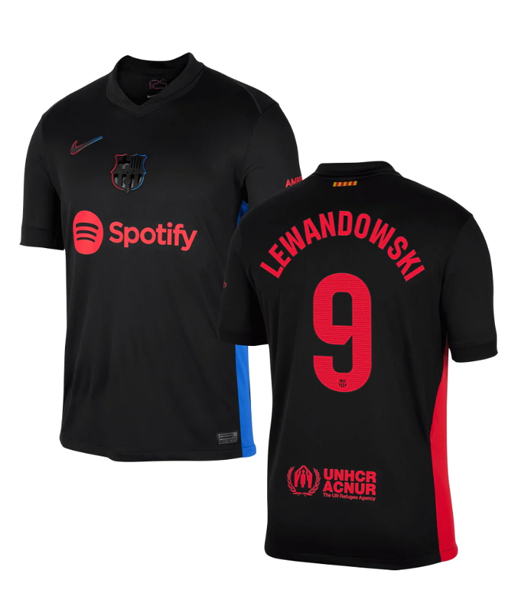 24-25 Barcelona Away LEWANDOWSKI 9 LaLiga Jersey