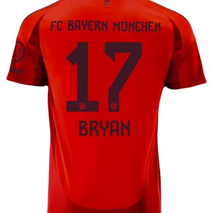 Bayern Munich Bryan 17 Home Jersey 24-25