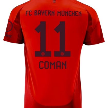 Bayern Munich Coman 11 Home Jersey 24-25