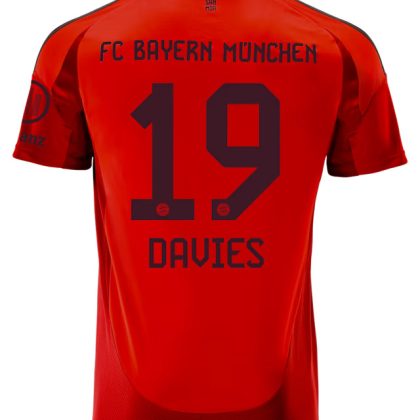 Bayern Munich Davies 19 Home Jersey 24-25