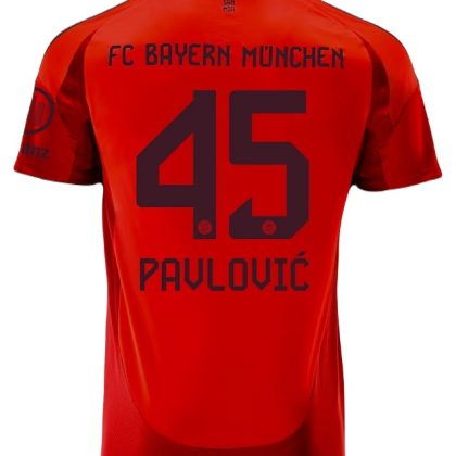 Bayern Munich Pavlović 45 Home Jersey 24-25