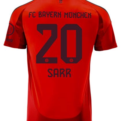 Bayern Munich Sarr 20 Home Jersey 24-25
