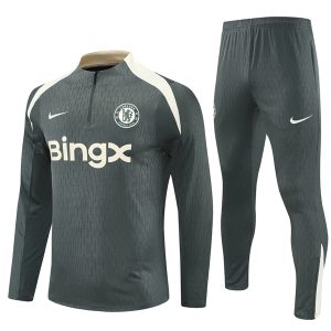 Chelsea Army Green Training Suit Kit 25-26 (Player Version)