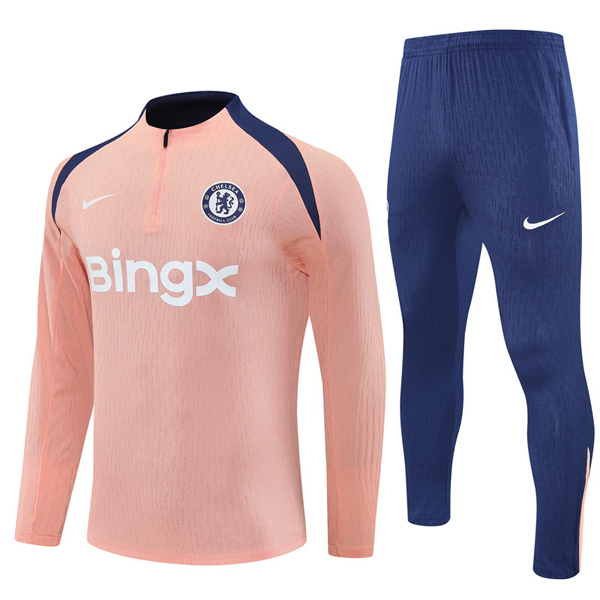 Chelsea Light Pink Training Suit Kit 25-26 (Player Version)