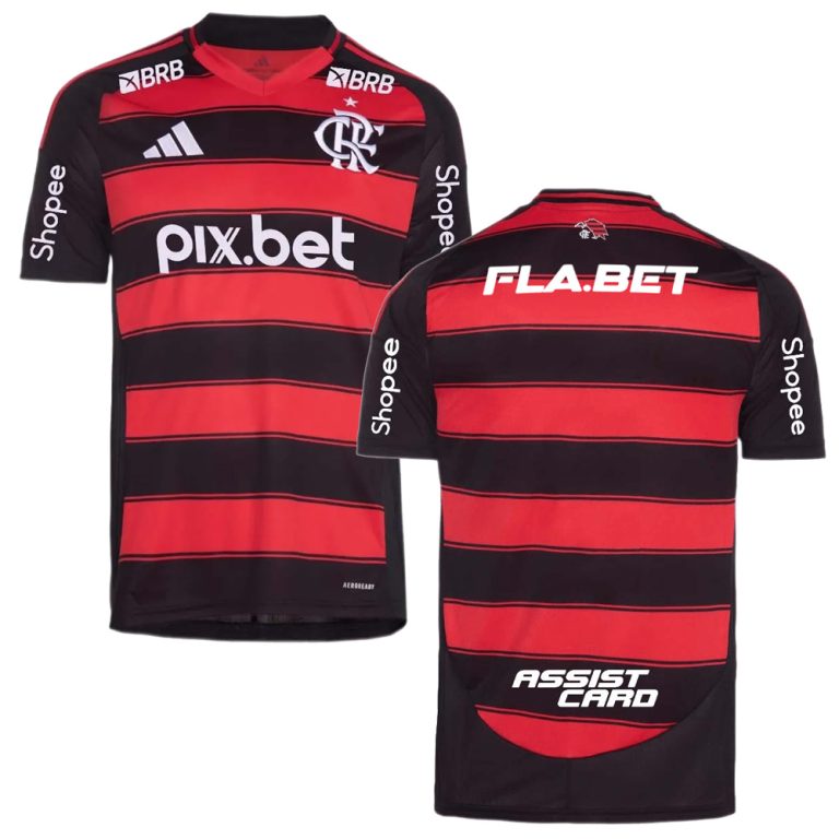 Flamengo Home Jersey 25-26 (Full Sponsor)