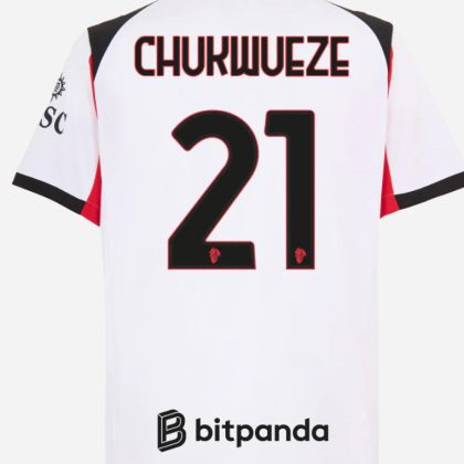 AC Milan Away CHUKWUEZE 21 Jersey 25-26
