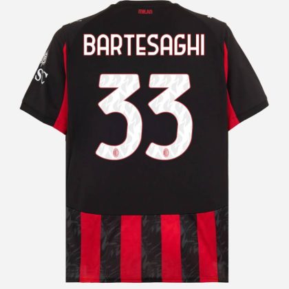 AC Milan Home BARTESAGHI 33 Jersey 25-26