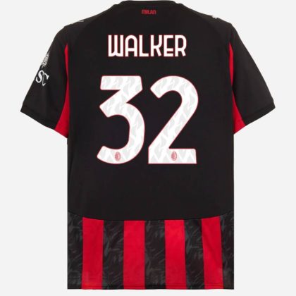 AC Milan Home WALKER 32 Jersey 25-26