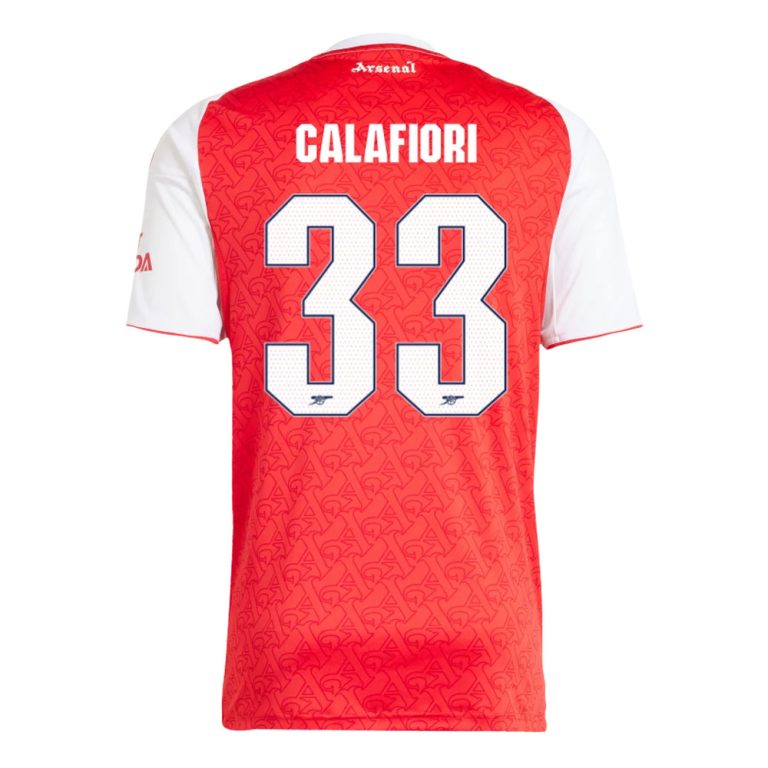 Arsenal Home CALAFIORI 33 Champions League Jersey 25-26