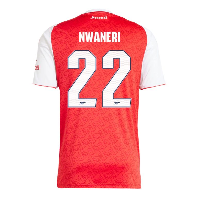 Arsenal Home NWANERI 22 Champions League Jersey 25-26