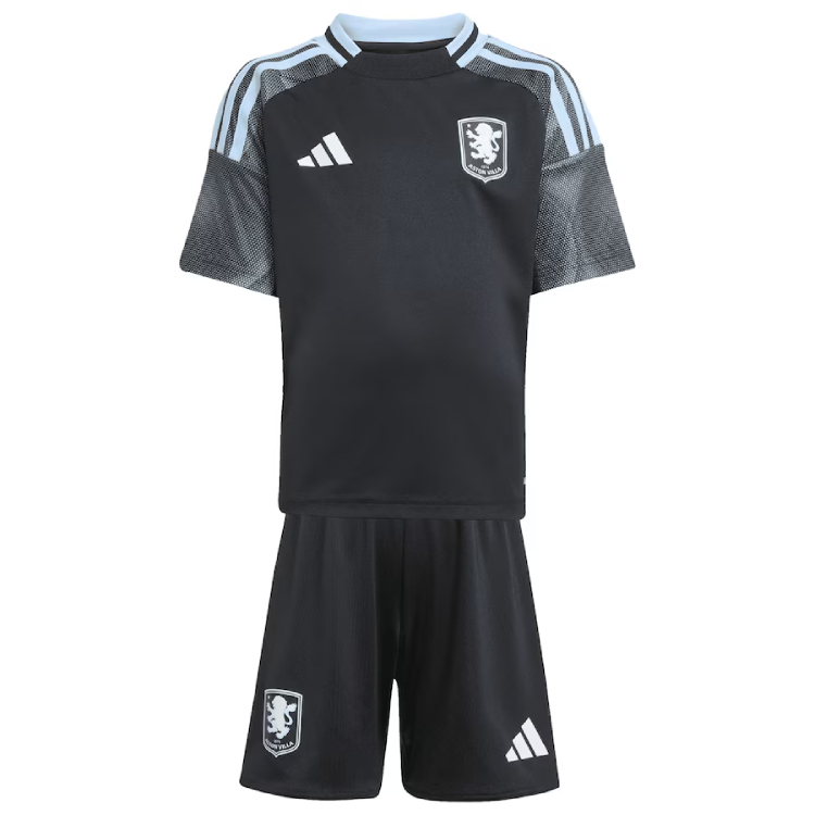 Aston Villa Away Jersey Kids Kit 25-26