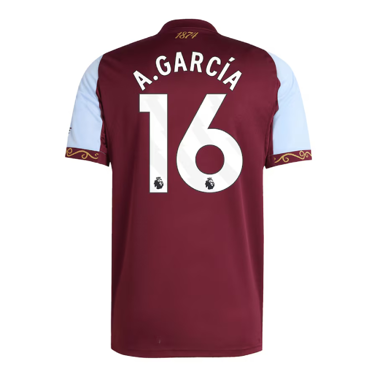 Aston Villa Home A.GARCÍA 16 Jersey 25-26