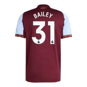 Aston Villa Home BAILEY 31 Jersey 25-26