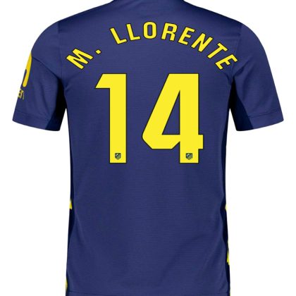 Atletico Madrid Away M. LLORENTE 14 Jersey 25-26
