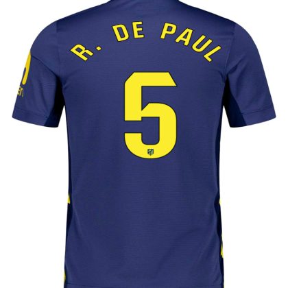 Atletico Madrid Away R. DE PAUL 5 Jersey 25-26