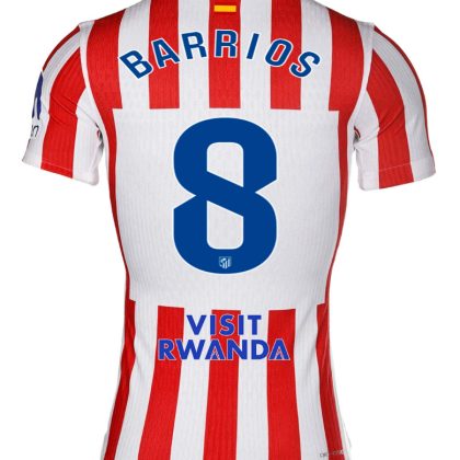 Atletico Madrid Home BARRIOS 8 Jersey 25-26