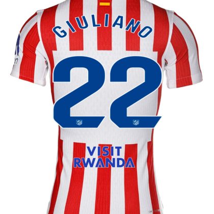 Atletico Madrid Home GIULIANO 22 Jersey 25-26