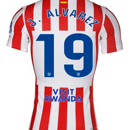 Atletico Madrid Home J. ALVAREZ 19 Jersey 25-26