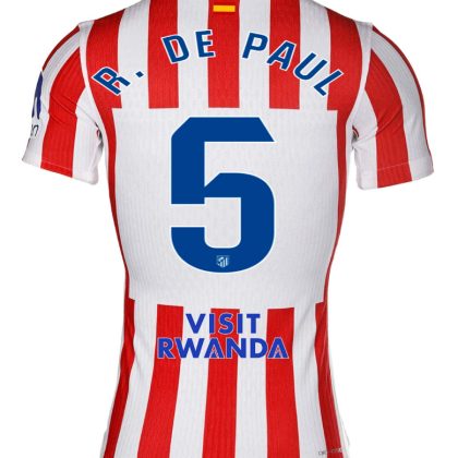 Atletico Madrid Home R. DE PAUL 5 Jersey 25-26