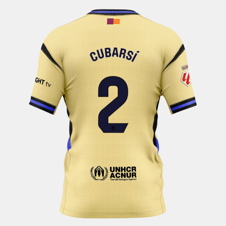 Barcelona Away CUBARSÍ 2 Jersey 25-26