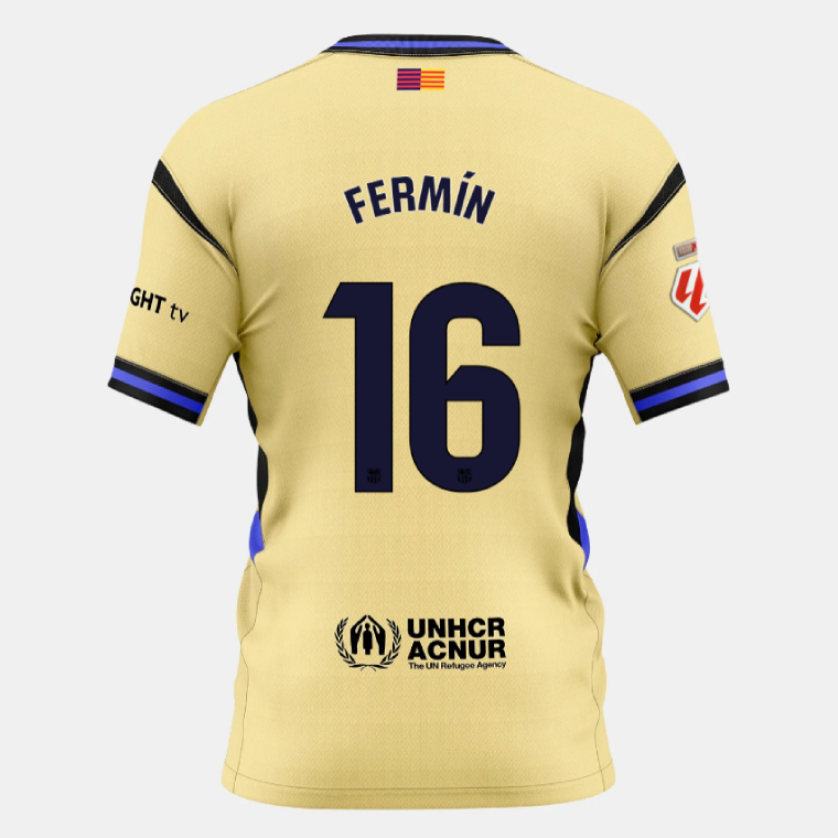 Barcelona Away FERMÍN 16 Jersey 25-26