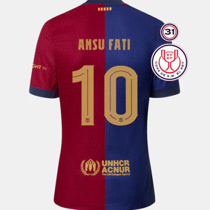 Barcelona Copa Del Rey Final ANSU FATI 10 Jersey 24-25