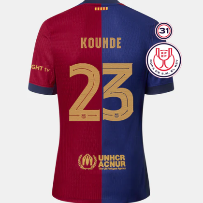 Barcelona Copa Del Rey Final KOUNDE 23 Jersey 24-25