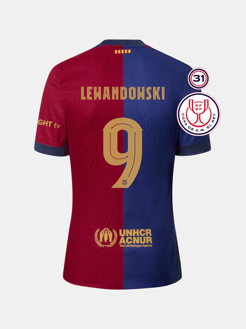 Barcelona Copa Del Rey Final LEWANDOWSKI 9 Jersey 24-25