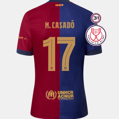 Barcelona Copa Del Rey Final M. CASADÓ 17 Jersey 24-25