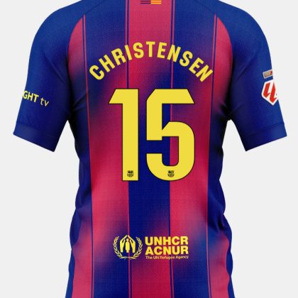 Barcelona Home CHRISTENSEN 15 Jersey 25-26