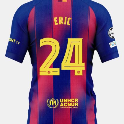 Barcelona Home ERIC 24 Champions League Jersey 25-26