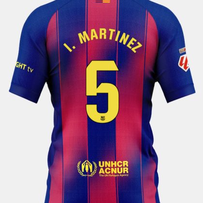 Barcelona Home I. MARTINEZ 5 Jersey 25-26