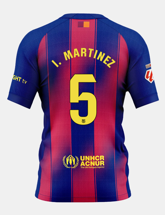 Barcelona Home I. MARTINEZ 5 Jersey 25-26