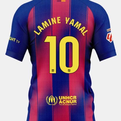 Barcelona Home LAMINE YAMAL 10 Jersey 25-26