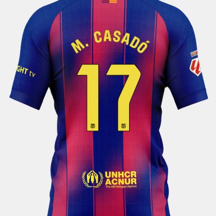 Barcelona Home M. CASADÓ 17 Jersey 25-26