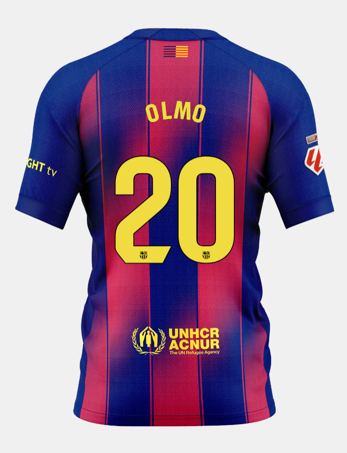 Barcelona Home OLMO 20 Jersey 25-26