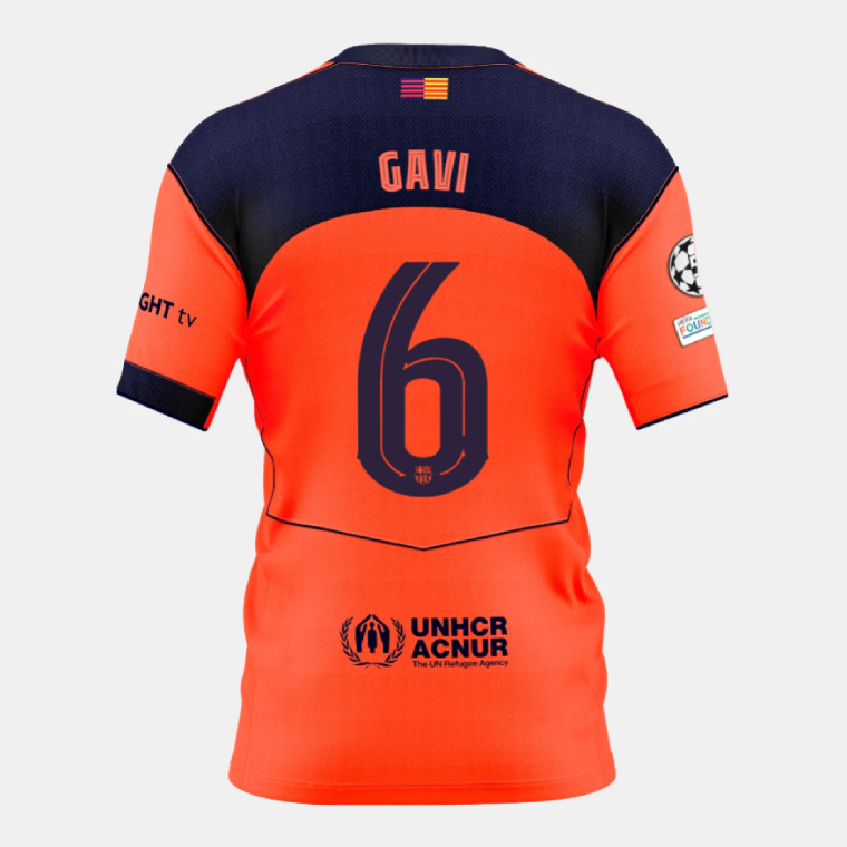Barcelona Third GAVI 6 Jersey 25-26 (Player Version)
