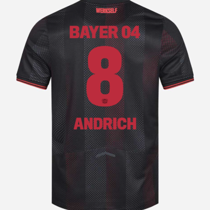 Bayer 04 Leverkusen Home ANDRICH 8 Jersey 25-26