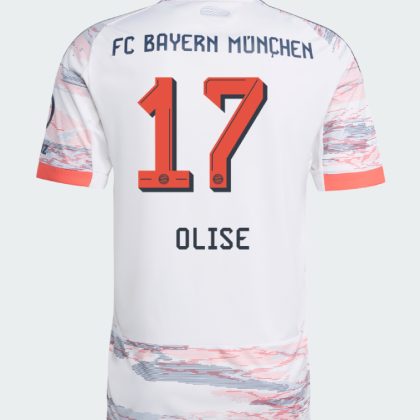Bayern Munich Away Olise 17 Jersey 25-26