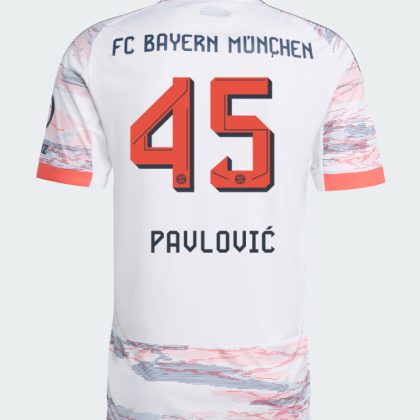 Bayern Munich Away Pavlović 45 Jersey 25-26