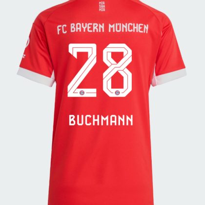 Bayern Munich Home Buchmann 28 Women Jersey 25-26