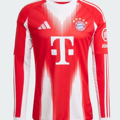 Bayern Munich Home Long Sleeve Jersey 25-26