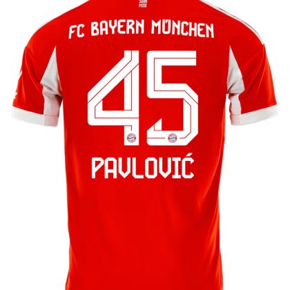 Bayern Munich Home Pavlović 45 Jersey 25-26