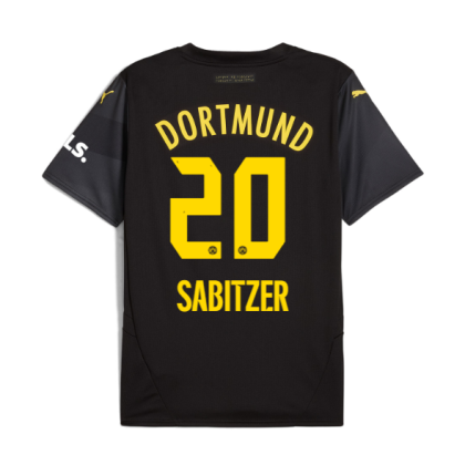 Borussia Dortmund Away Sabitzer 20 Jersey 24-25