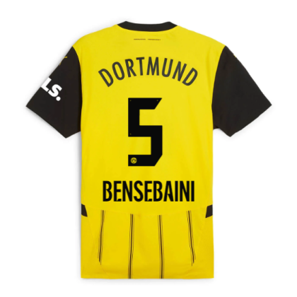 Borussia Dortmund Home Bensebaini 5 Jersey 24-25